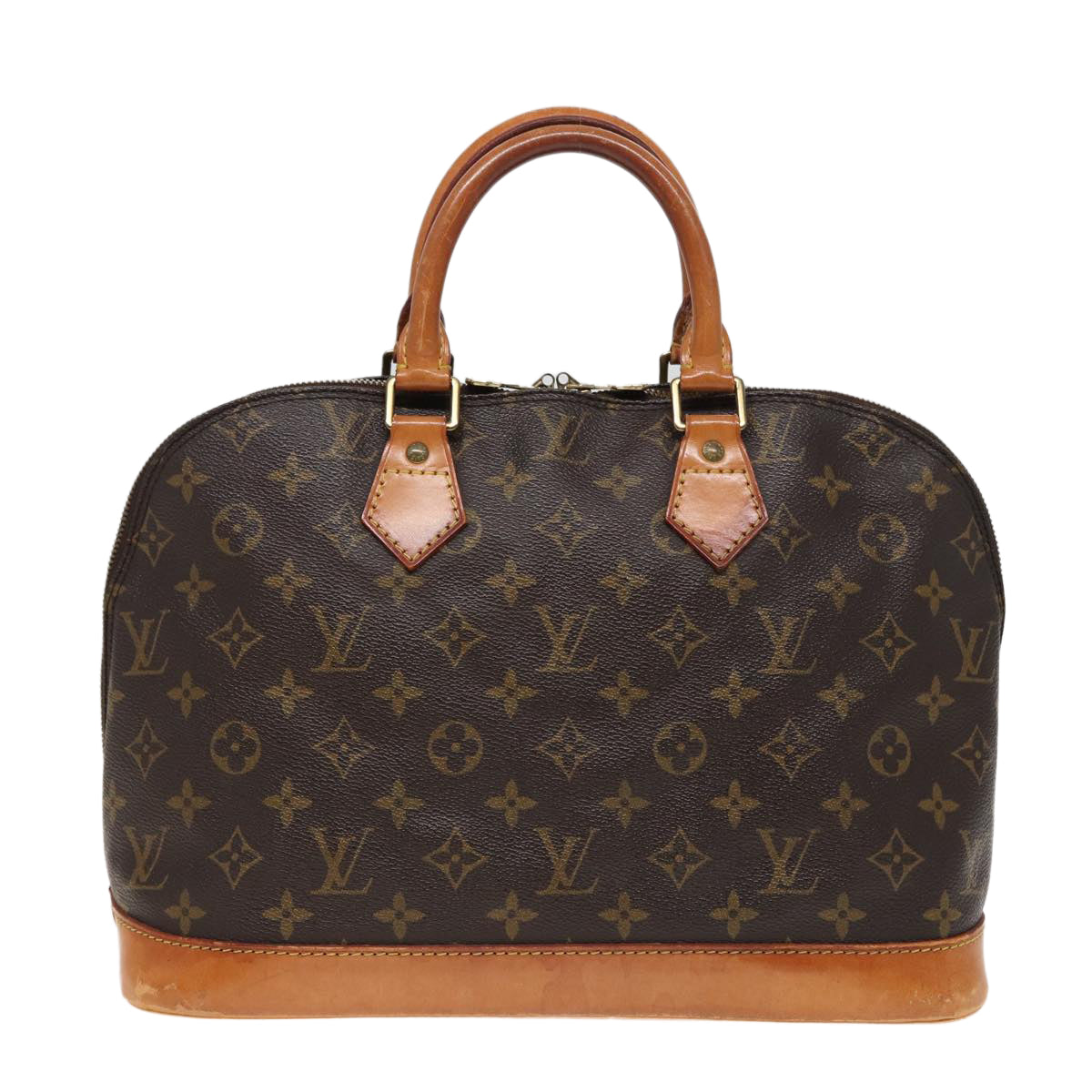 LOUIS VUITTON Monogram Alma Hand Bag M51130 LV Auth 80533