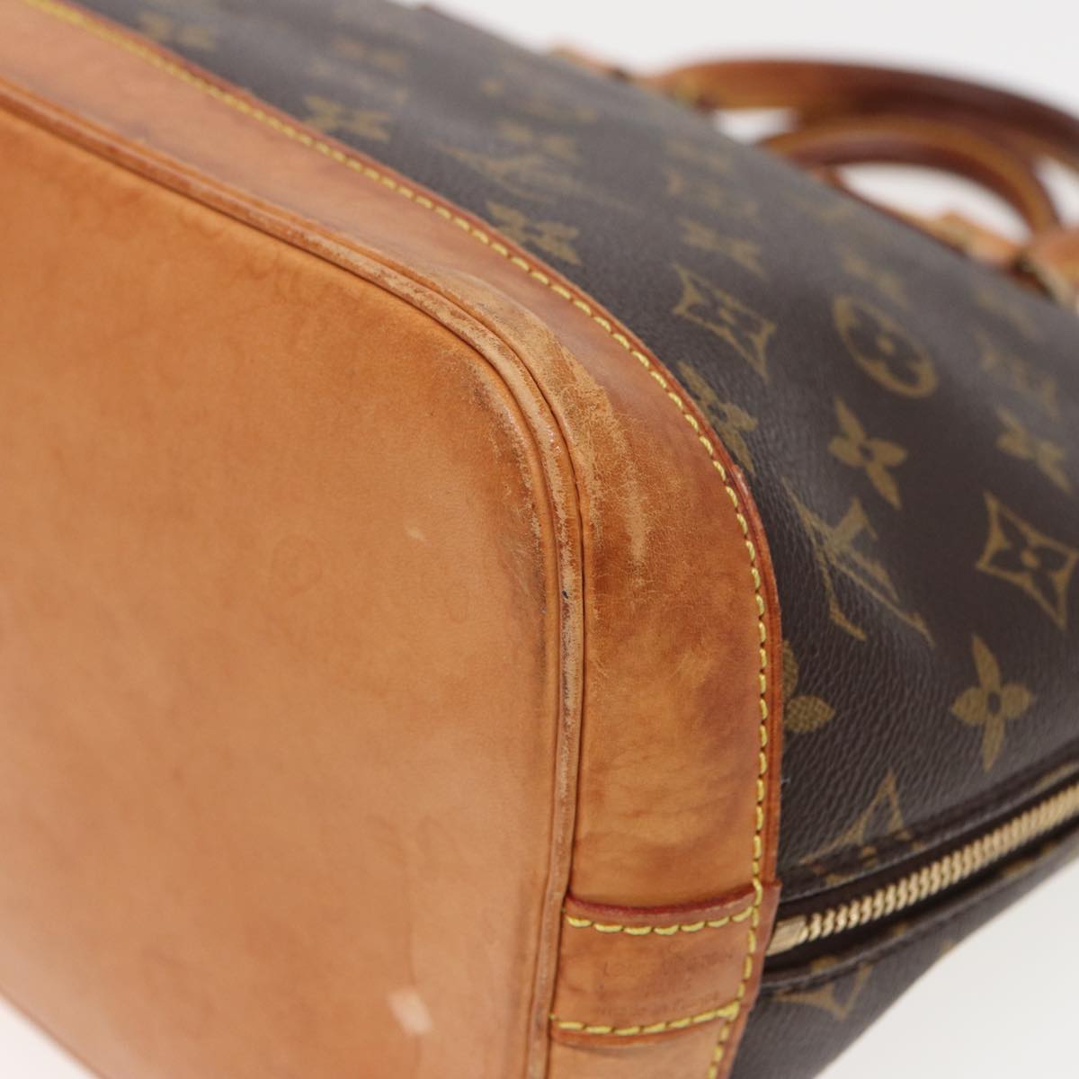 LOUIS VUITTON Monogram Alma Hand Bag M51130 LV Auth 80536