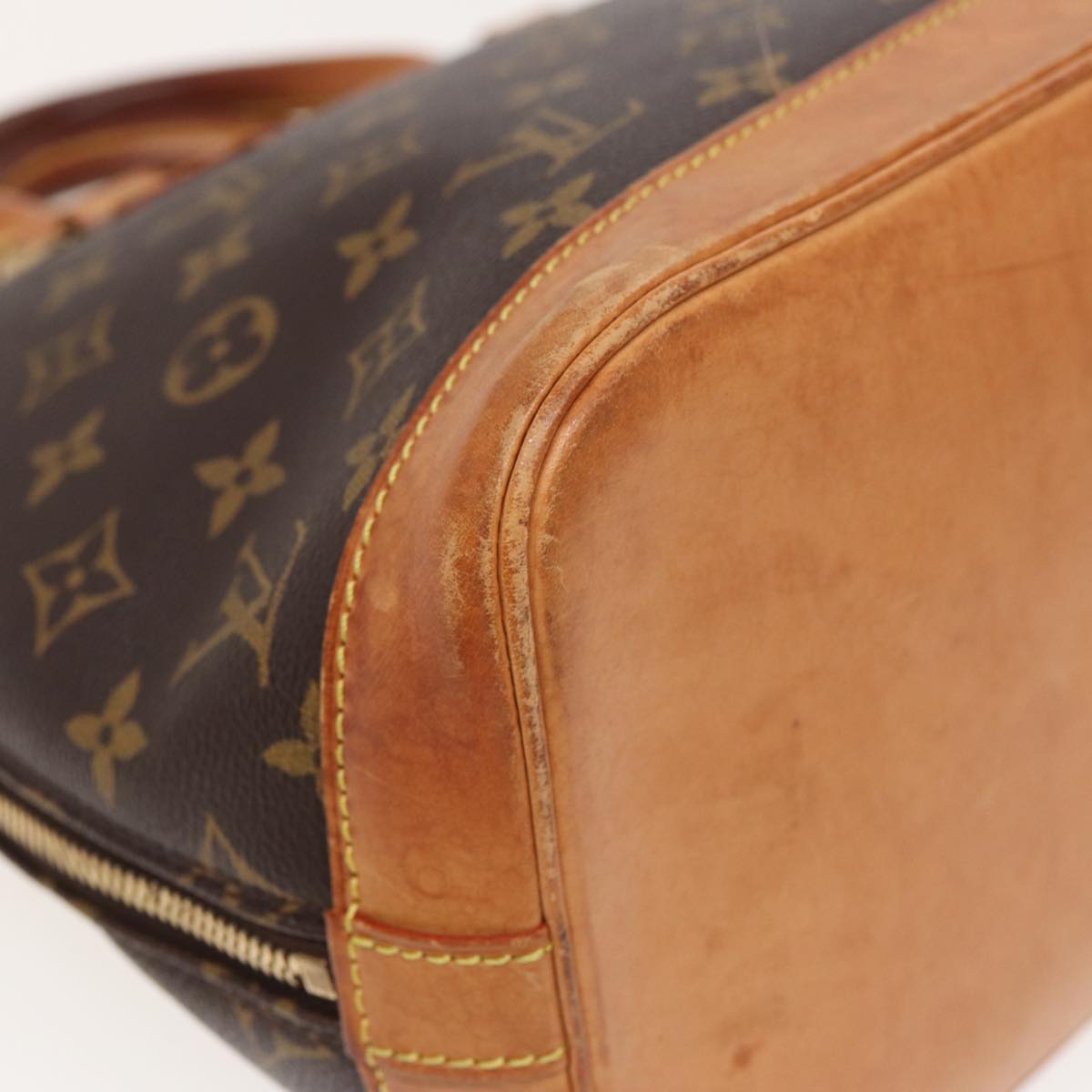 LOUIS VUITTON Monogram Alma Hand Bag M51130 LV Auth 80536