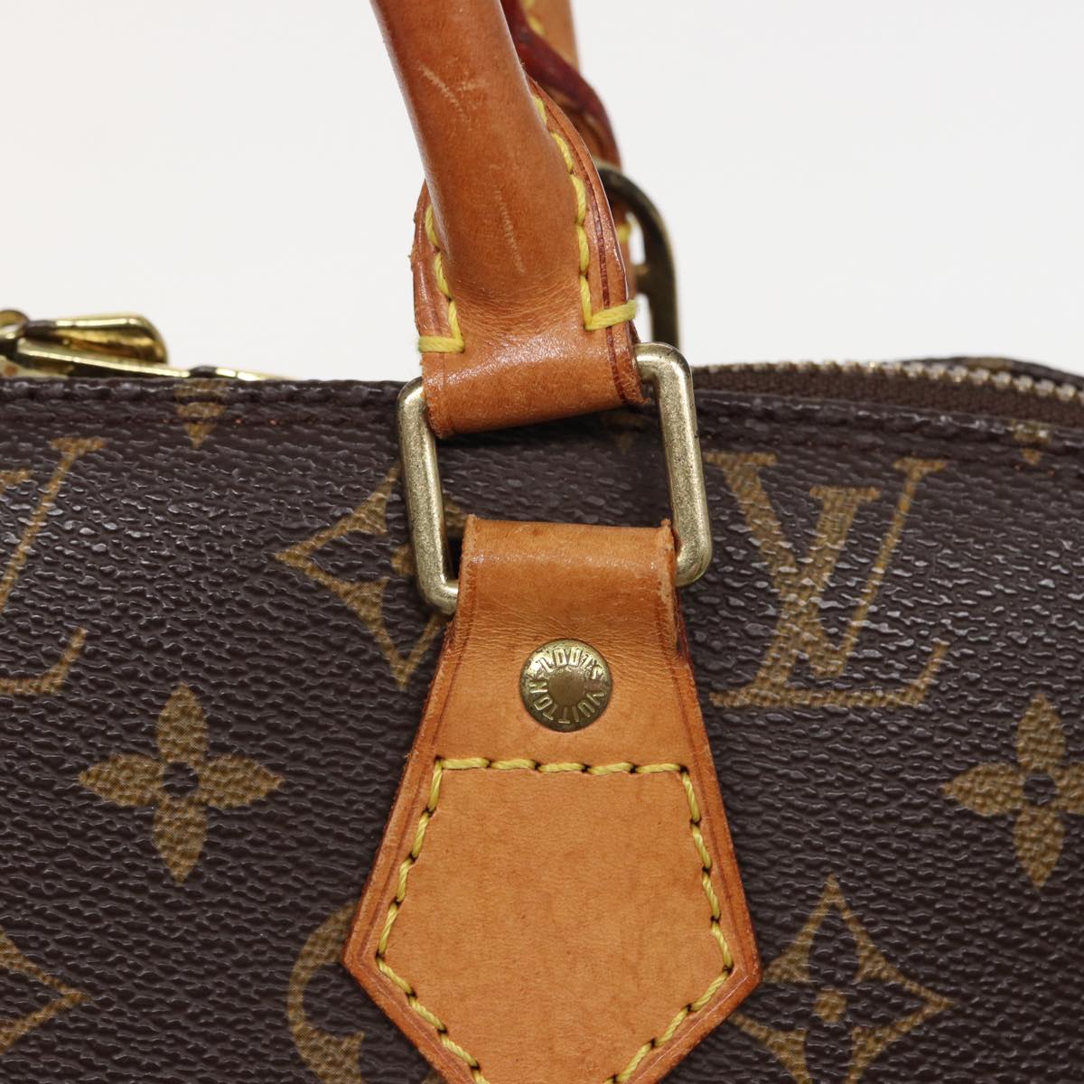 LOUIS VUITTON Monogram Alma Hand Bag M51130 LV Auth 80536