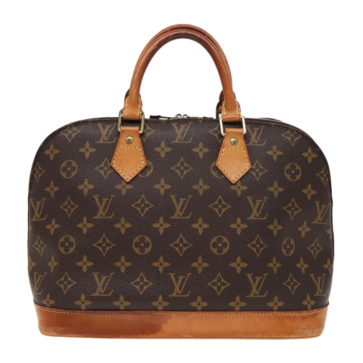 LOUIS VUITTON Monogram Alma Hand Bag M51130 LV Auth 80536