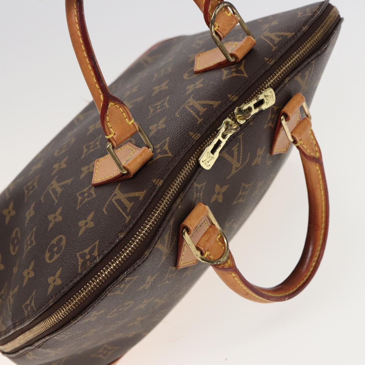 LOUIS VUITTON Monogram Alma Hand Bag M51130 LV Auth 80536