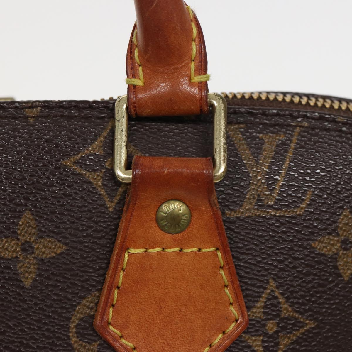 LOUIS VUITTON Monogram Alma Hand Bag M51130 LV Auth 80537