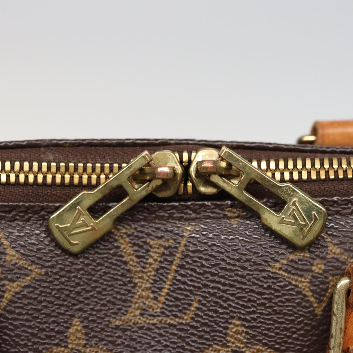 LOUIS VUITTON Monogram Alma Hand Bag M51130 LV Auth 80537