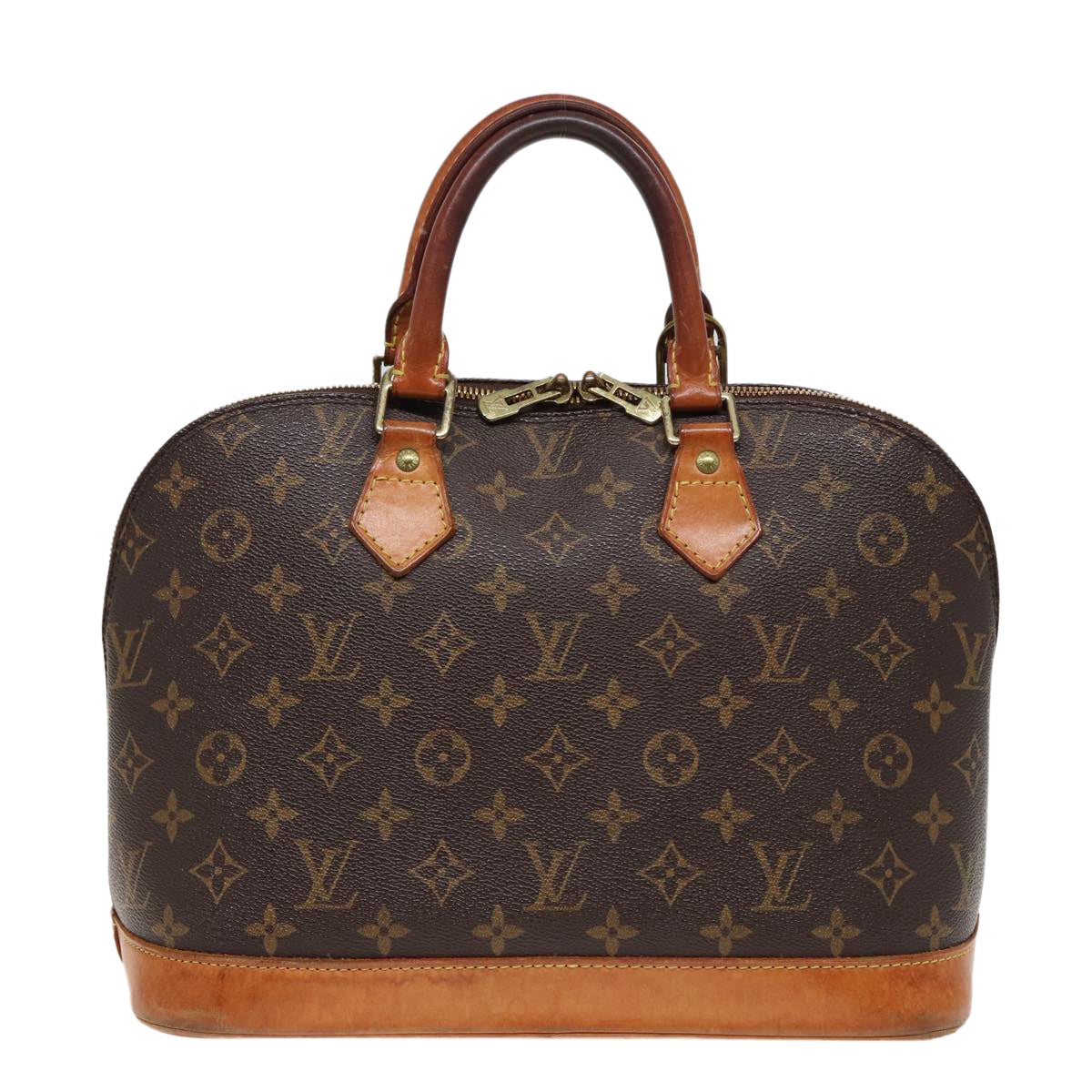 LOUIS VUITTON Monogram Alma Hand Bag M51130 LV Auth 80537