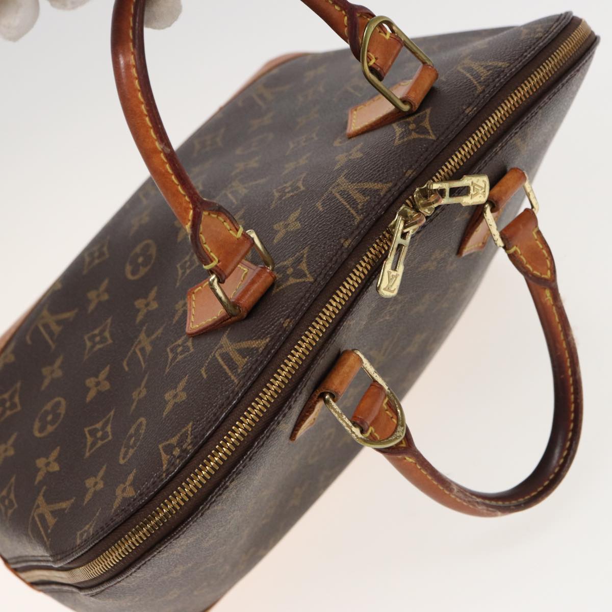 LOUIS VUITTON Monogram Alma Hand Bag M51130 LV Auth 80537