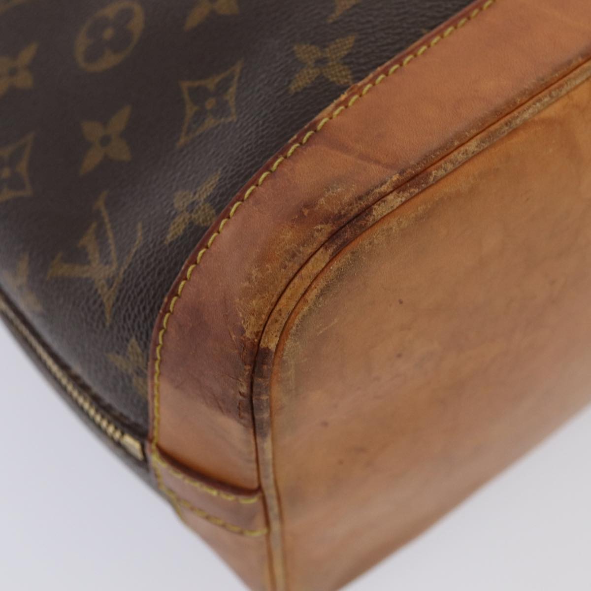 LOUIS VUITTON Monogram Alma Hand Bag M51130 LV Auth 80538