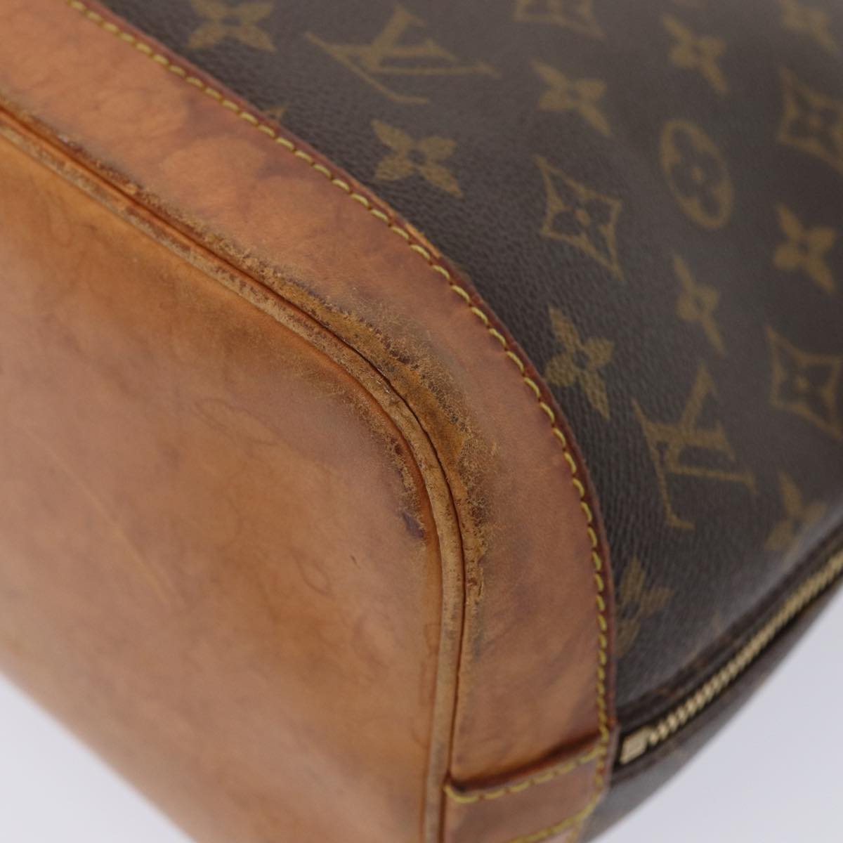 LOUIS VUITTON Monogram Alma Hand Bag M51130 LV Auth 80538