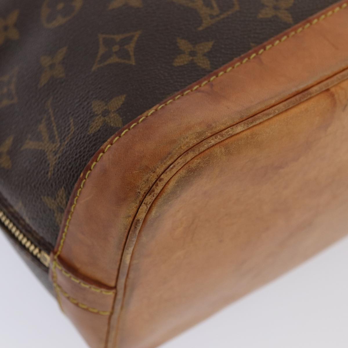 LOUIS VUITTON Monogram Alma Hand Bag M51130 LV Auth 80538