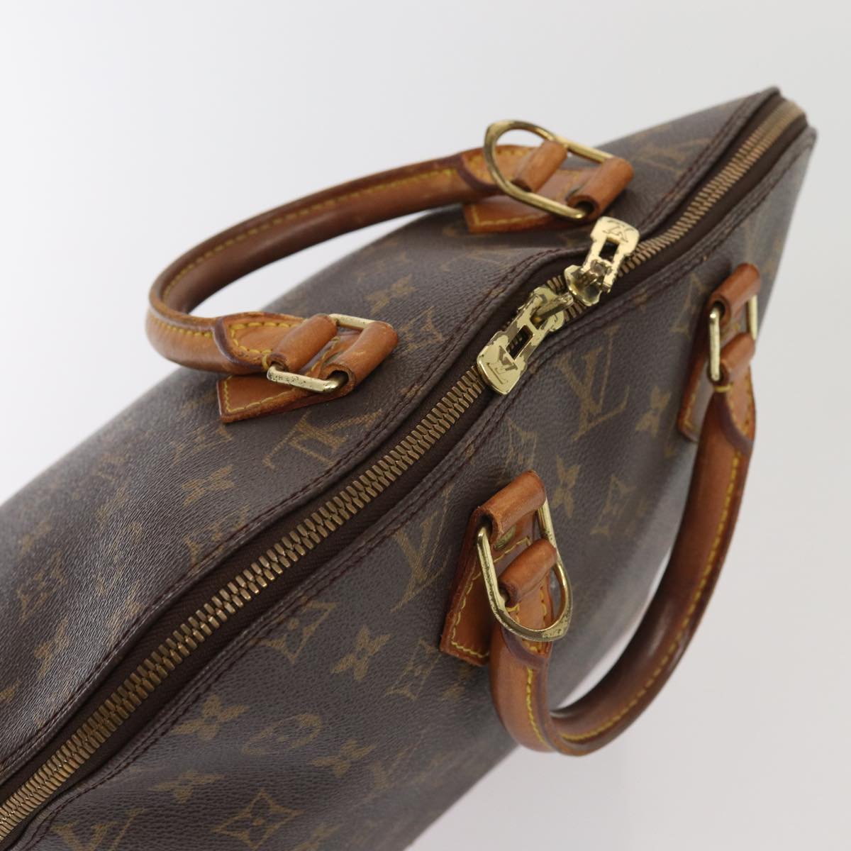 LOUIS VUITTON Monogram Alma Hand Bag M51130 LV Auth 80538