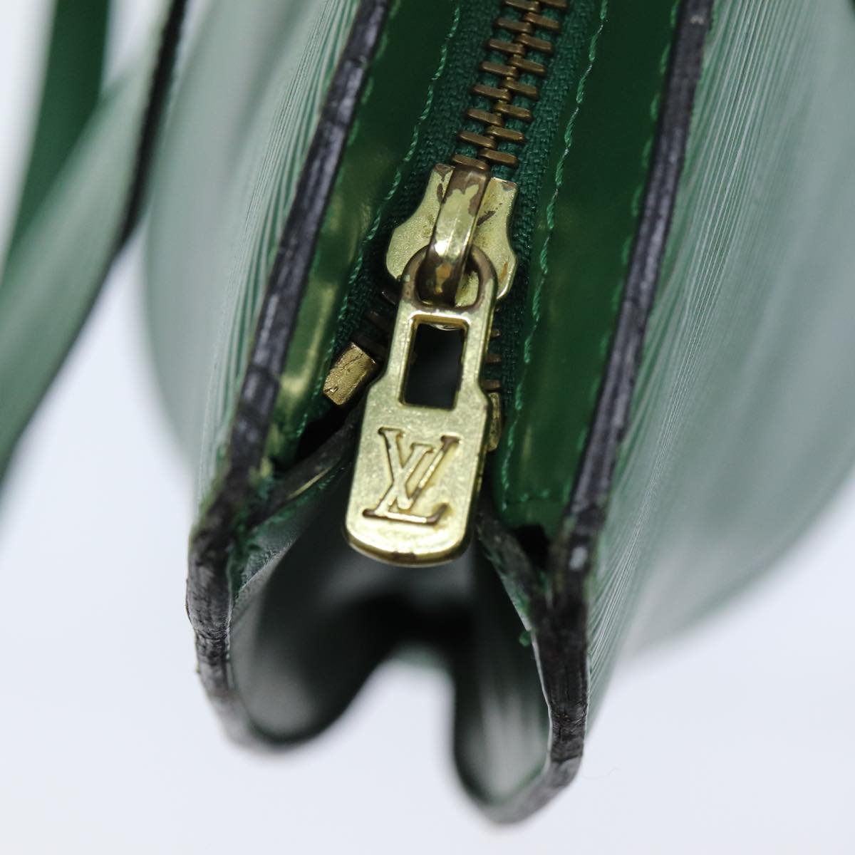 LOUIS VUITTON Epi Saint Jacques Shopping Shoulder Bag Green M52274 LV Auth 80562