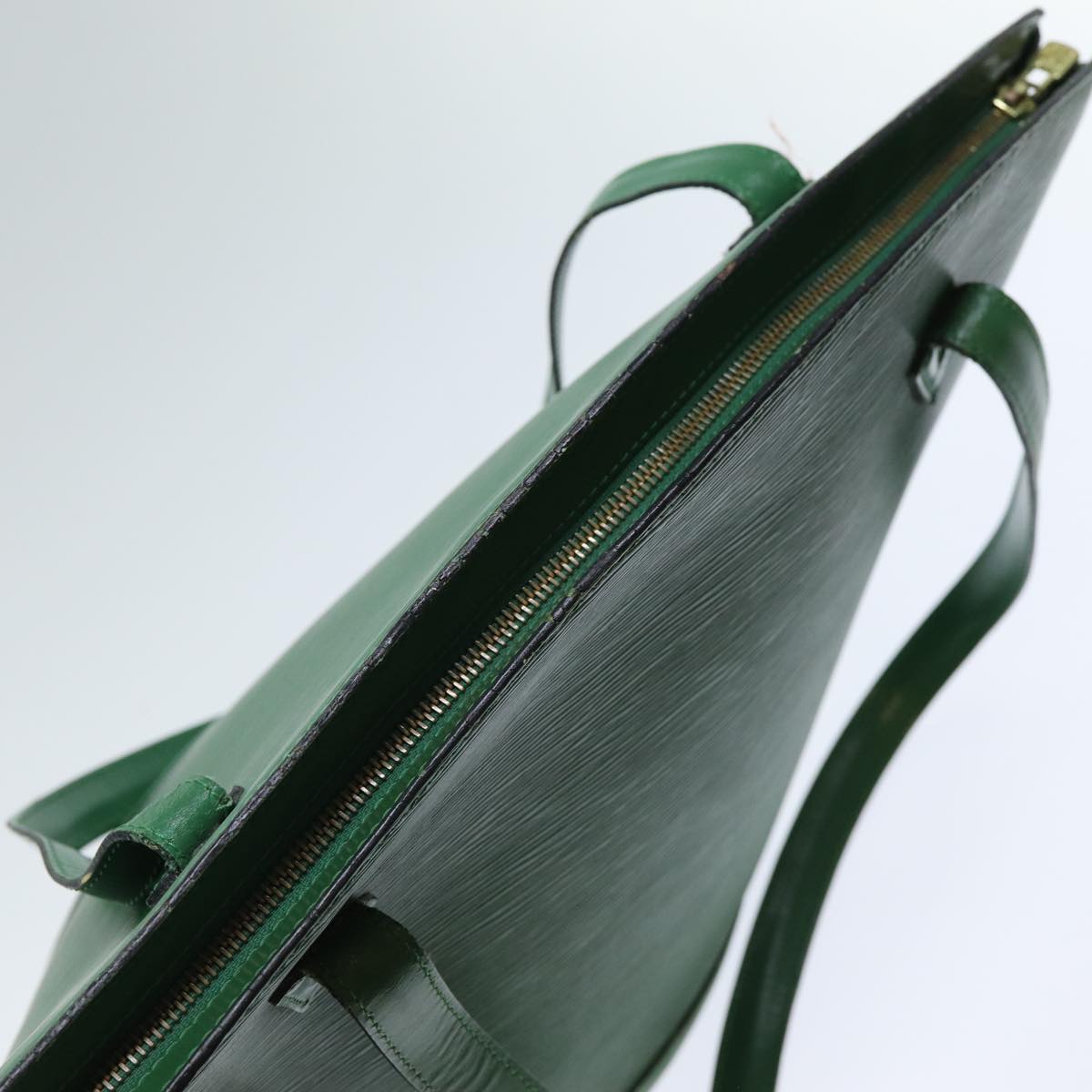 LOUIS VUITTON Epi Saint Jacques Shopping Shoulder Bag Green M52274 LV Auth 80562