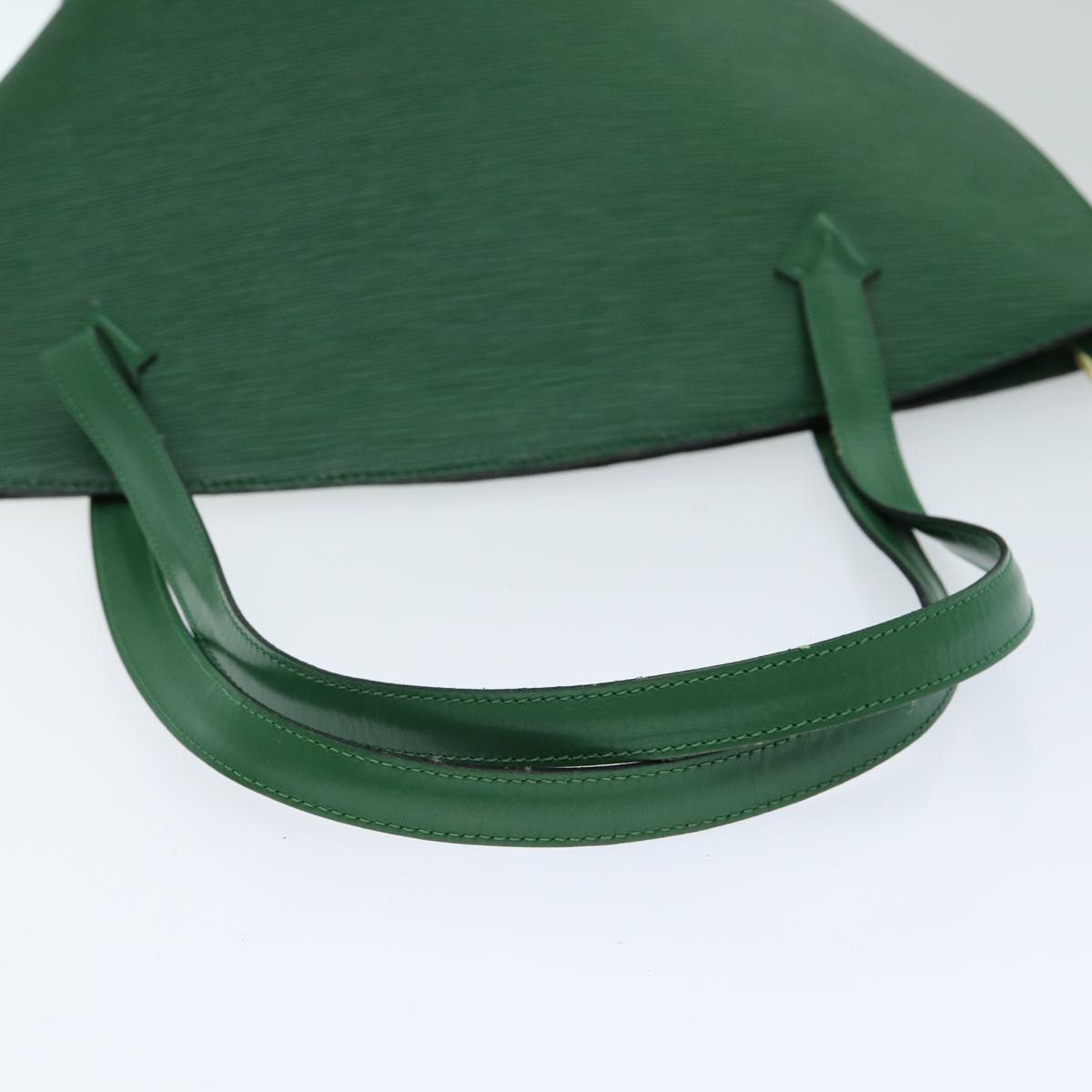 LOUIS VUITTON Epi Saint Jacques Shopping Shoulder Bag Green M52274 LV Auth 80562