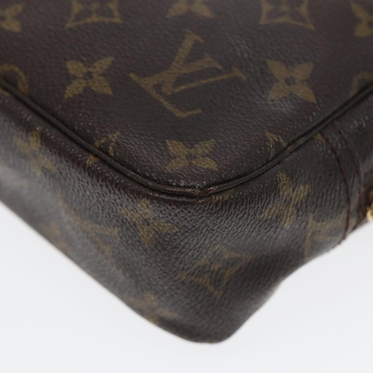 LOUIS VUITTON Monogram Trousse Toilette 23 Clutch Bag M47524 LV Auth 80586