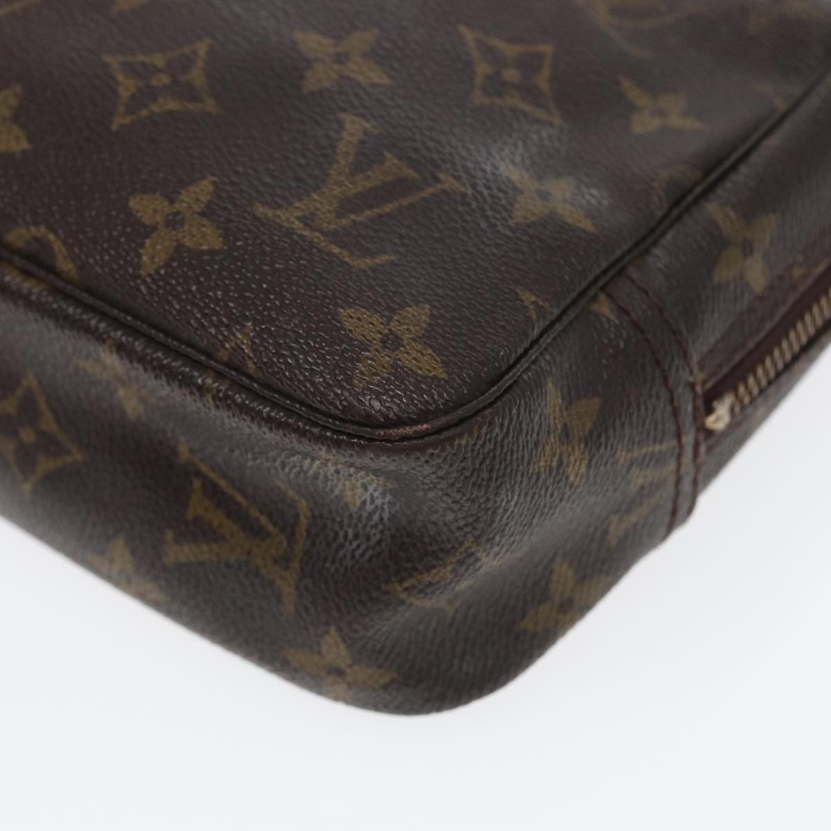 LOUIS VUITTON Monogram Trousse Toilette 23 Clutch Bag M47524 LV Auth 80586