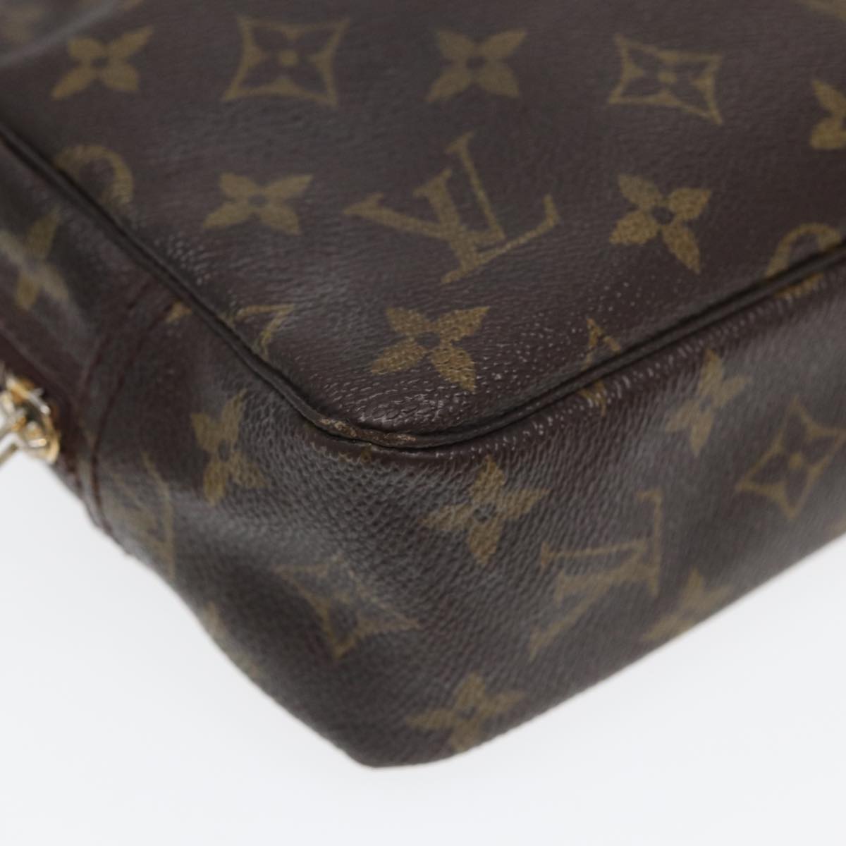 LOUIS VUITTON Monogram Trousse Toilette 23 Clutch Bag M47524 LV Auth 80586