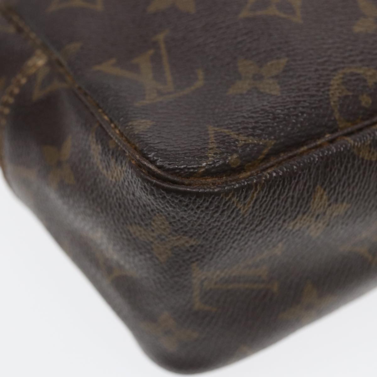 LOUIS VUITTON Monogram Trousse Toilette 28 Clutch Bag M47522 LV Auth 80588