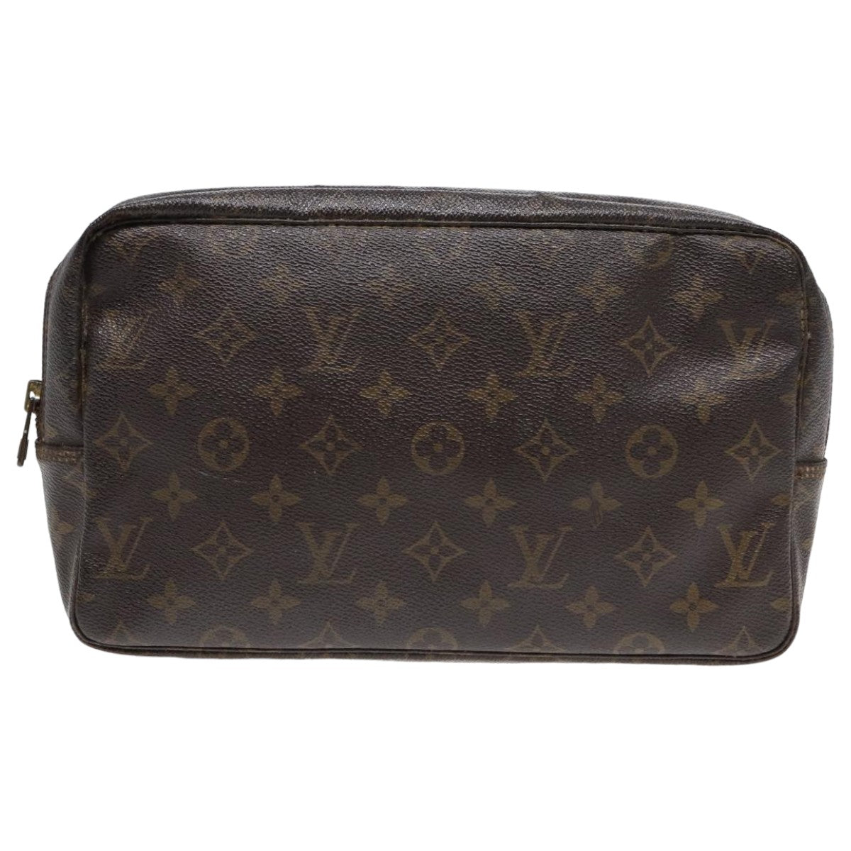 LOUIS VUITTON Monogram Trousse Toilette 28 Clutch Bag M47522 LV Auth 80588