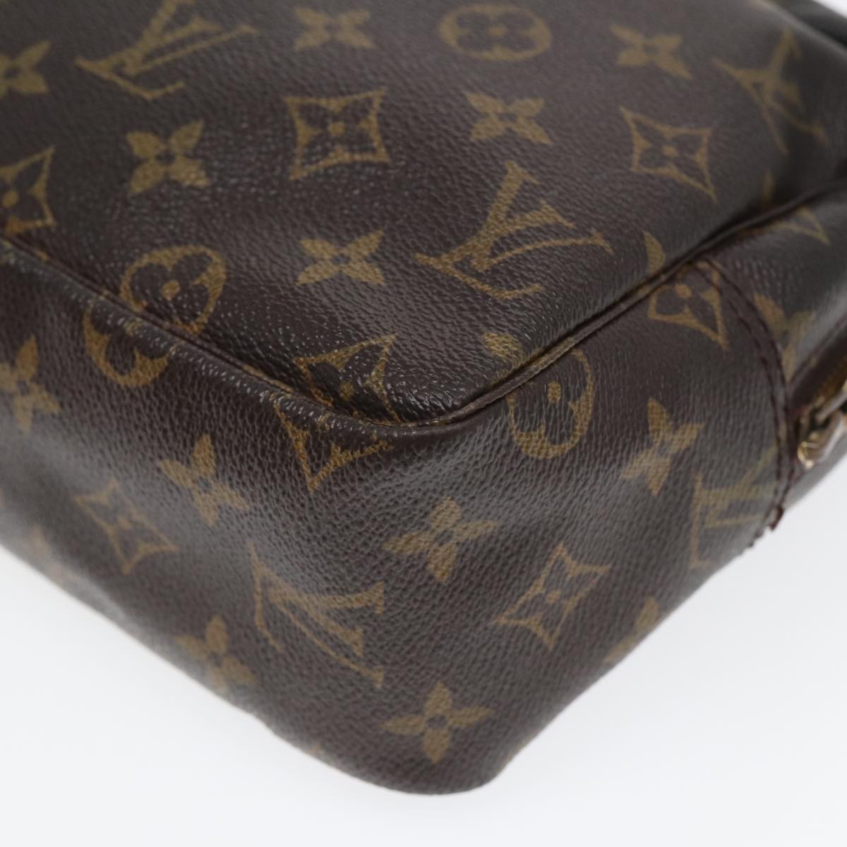 LOUIS VUITTON Monogram Trousse Toilette 28 Clutch Bag M47522 LV Auth 80589