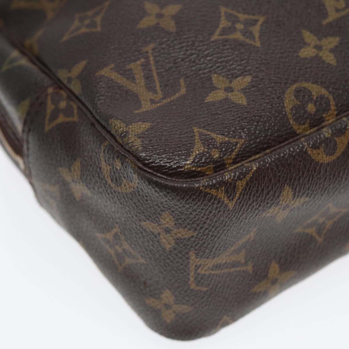 LOUIS VUITTON Monogram Trousse Toilette 28 Clutch Bag M47522 LV Auth 80589