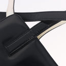 Salvatore Ferragamo Gancini Hand Bag Patent leather 2way Black Auth 80608-9
