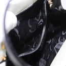 Salvatore Ferragamo Gancini Hand Bag Patent leather 2way Black Auth 80608-24