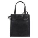 Salvatore Ferragamo Gancini Hand Bag Patent leather 2way Black Auth 80608-2