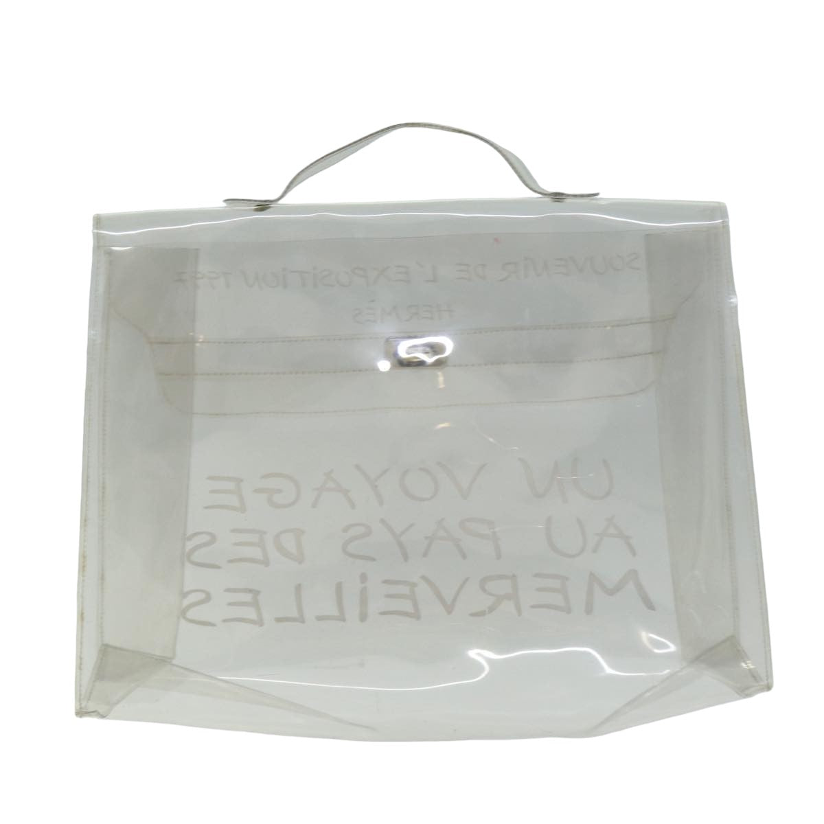 HERMES Vinyl Kelly  Vinyl Clear Auth 80610 - 0