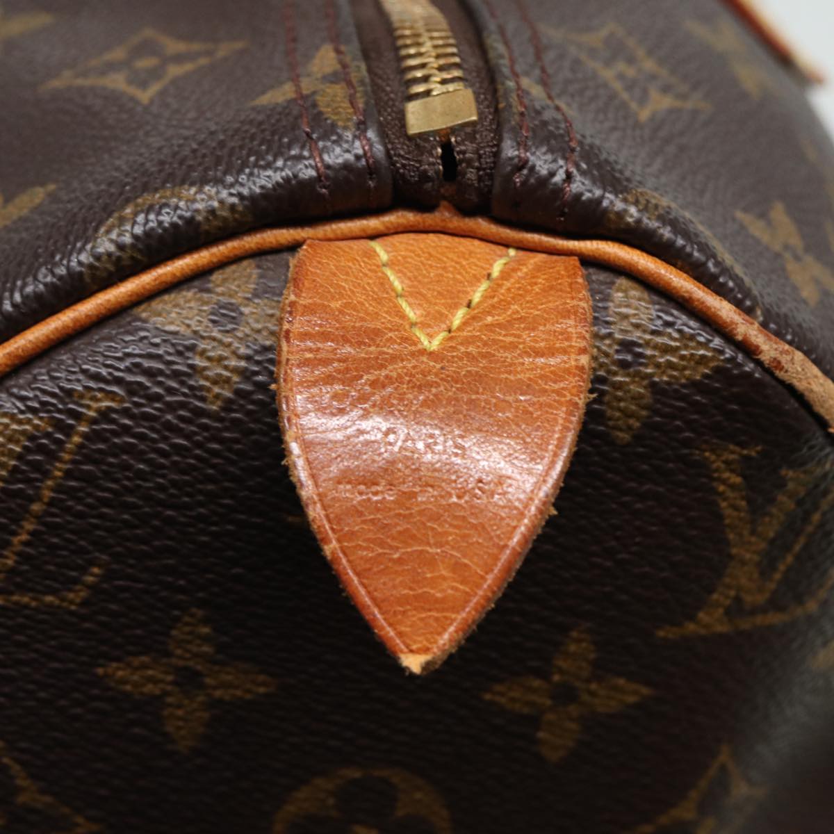 LOUIS VUITTON Monogram Speedy 30 Hand Bag M41526 LV Auth 80640