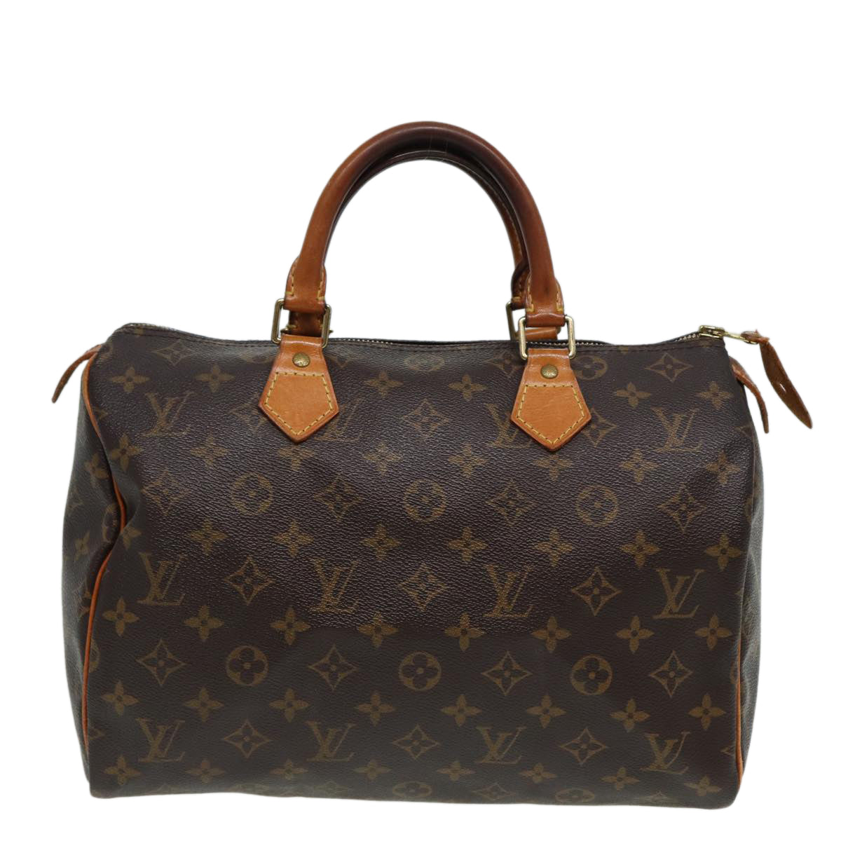 LOUIS VUITTON Monogram Speedy 30 Hand Bag M41526 LV Auth 80640