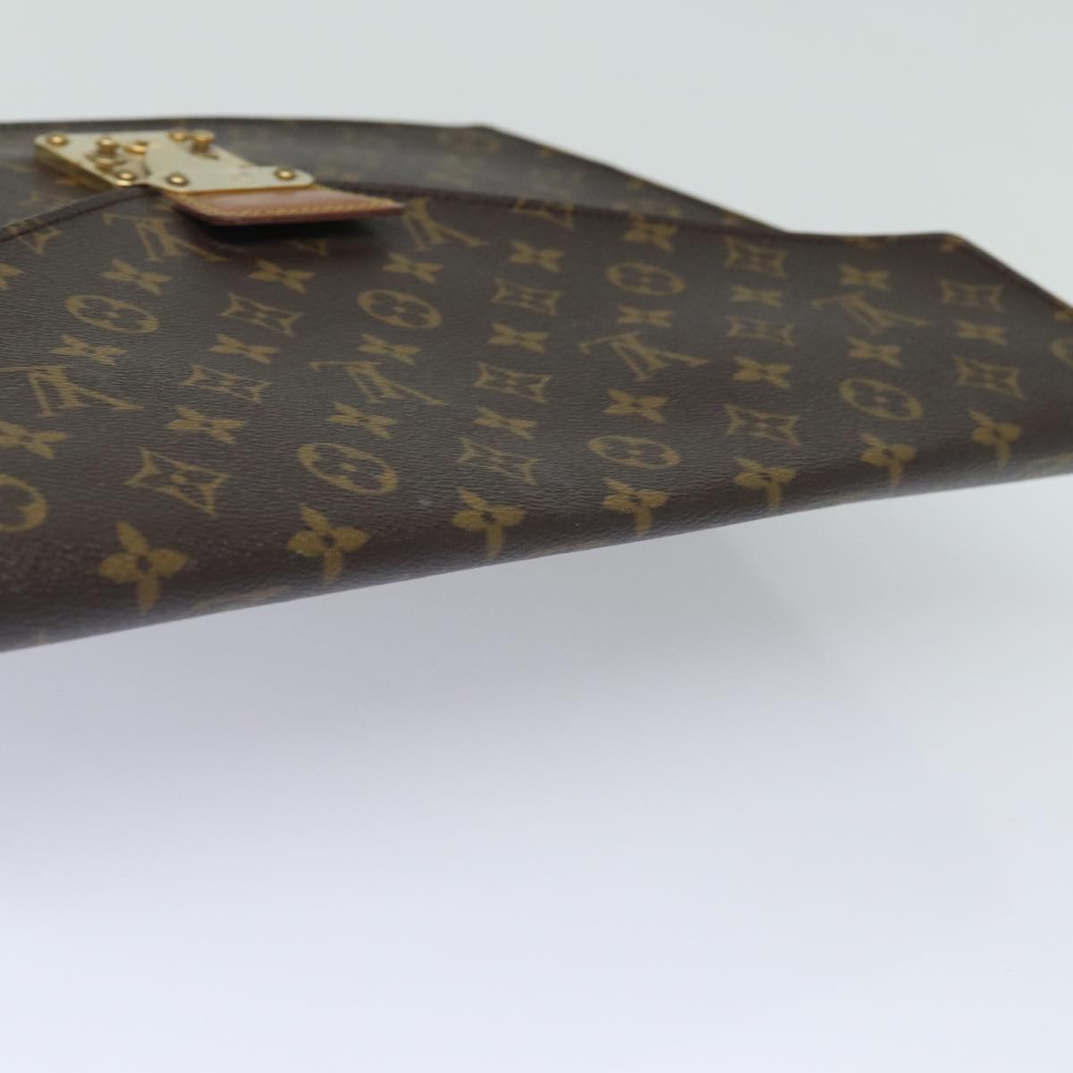 LOUIS VUITTON Monogram Porte Documents Senatur Briefcase M53335 LV Auth 80641