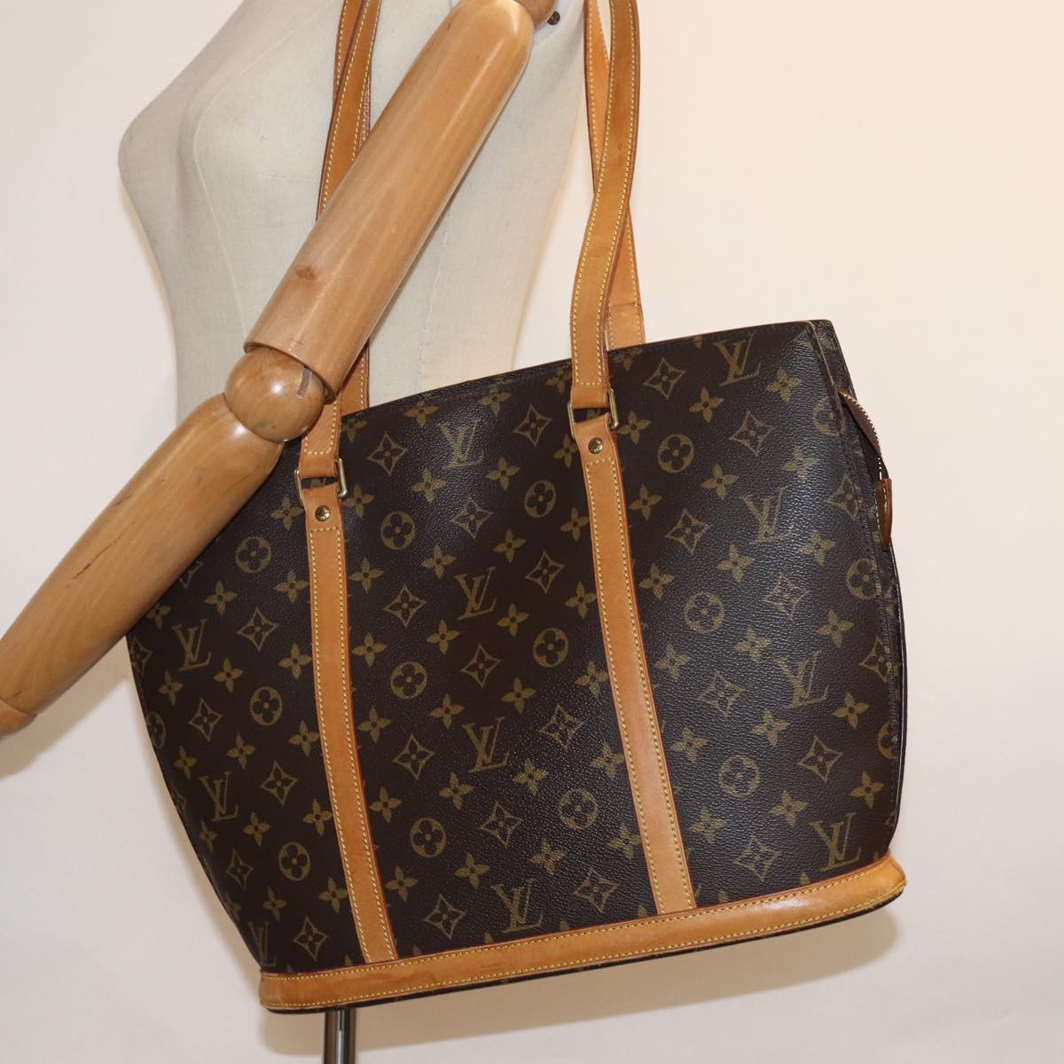 LOUIS VUITTON Monogram Babylone Tote Bag M51102 LV Auth 80642