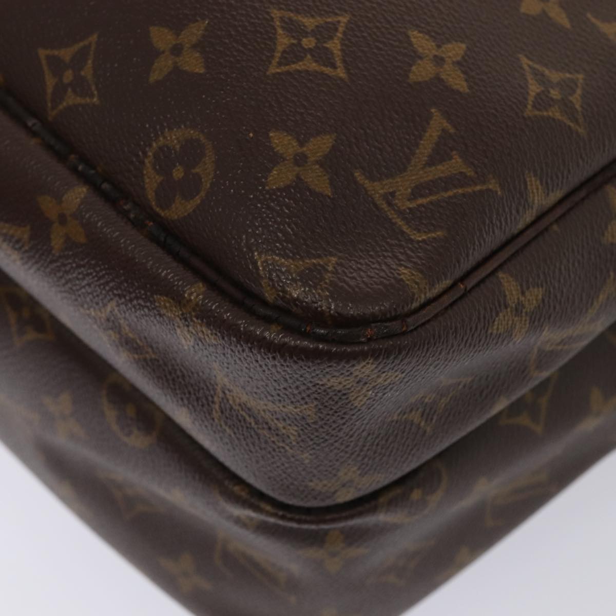 LOUIS VUITTON Monogram Reporter GM Shoulder Bag M45252 LV Auth 80643