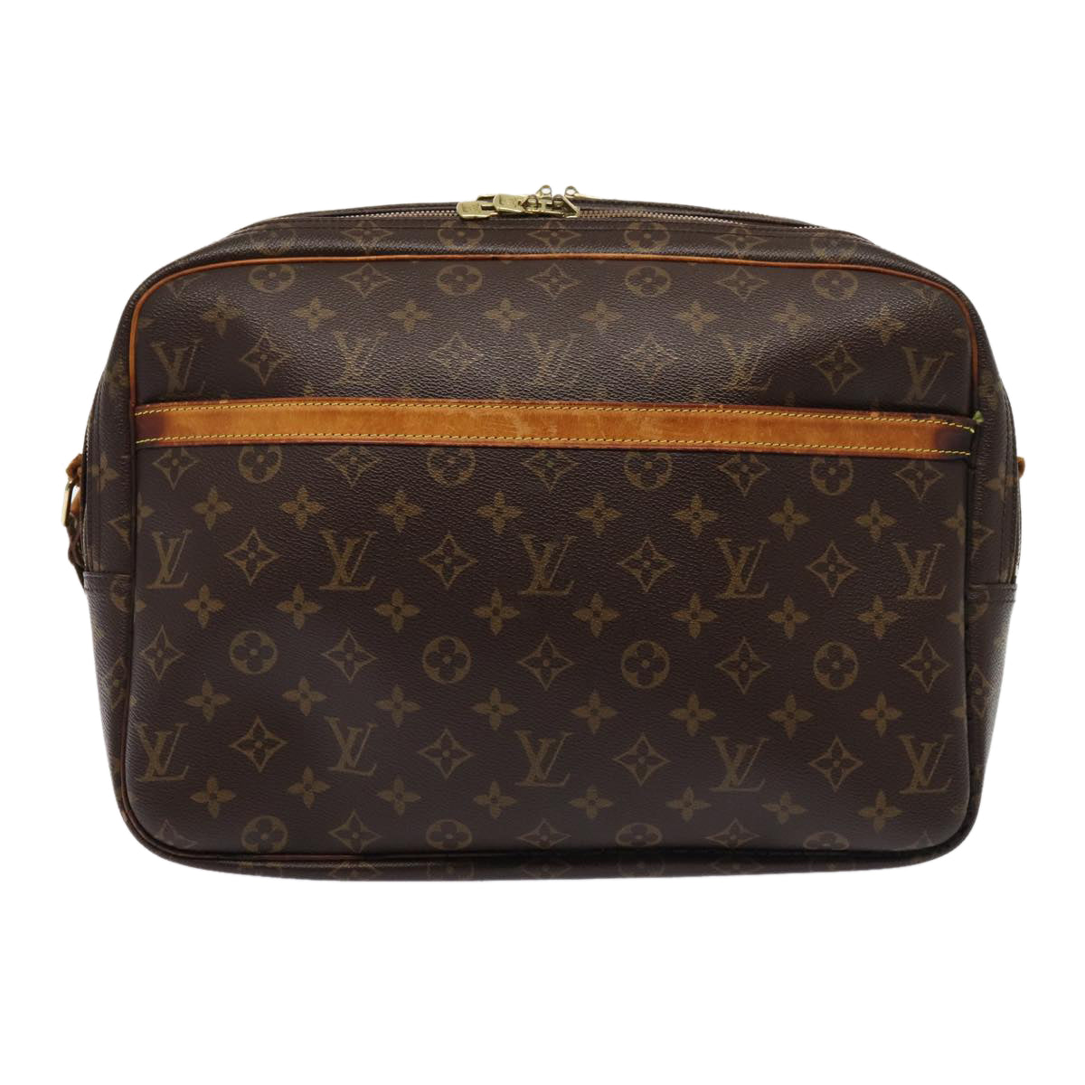 LOUIS VUITTON Monogram Reporter GM Shoulder Bag M45252 LV Auth 80643