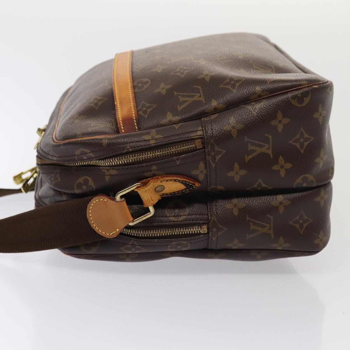 LOUIS VUITTON Monogram Reporter GM Shoulder Bag M45252 LV Auth 80643