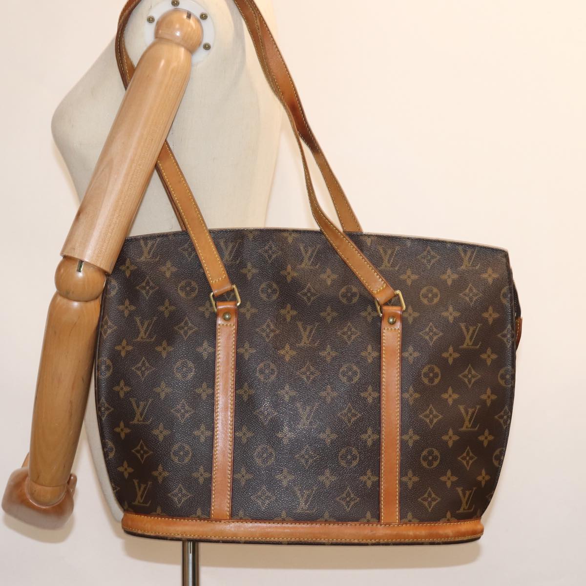 LOUIS VUITTON Monogram Babylone Tote Bag M51102 LV Auth 80644