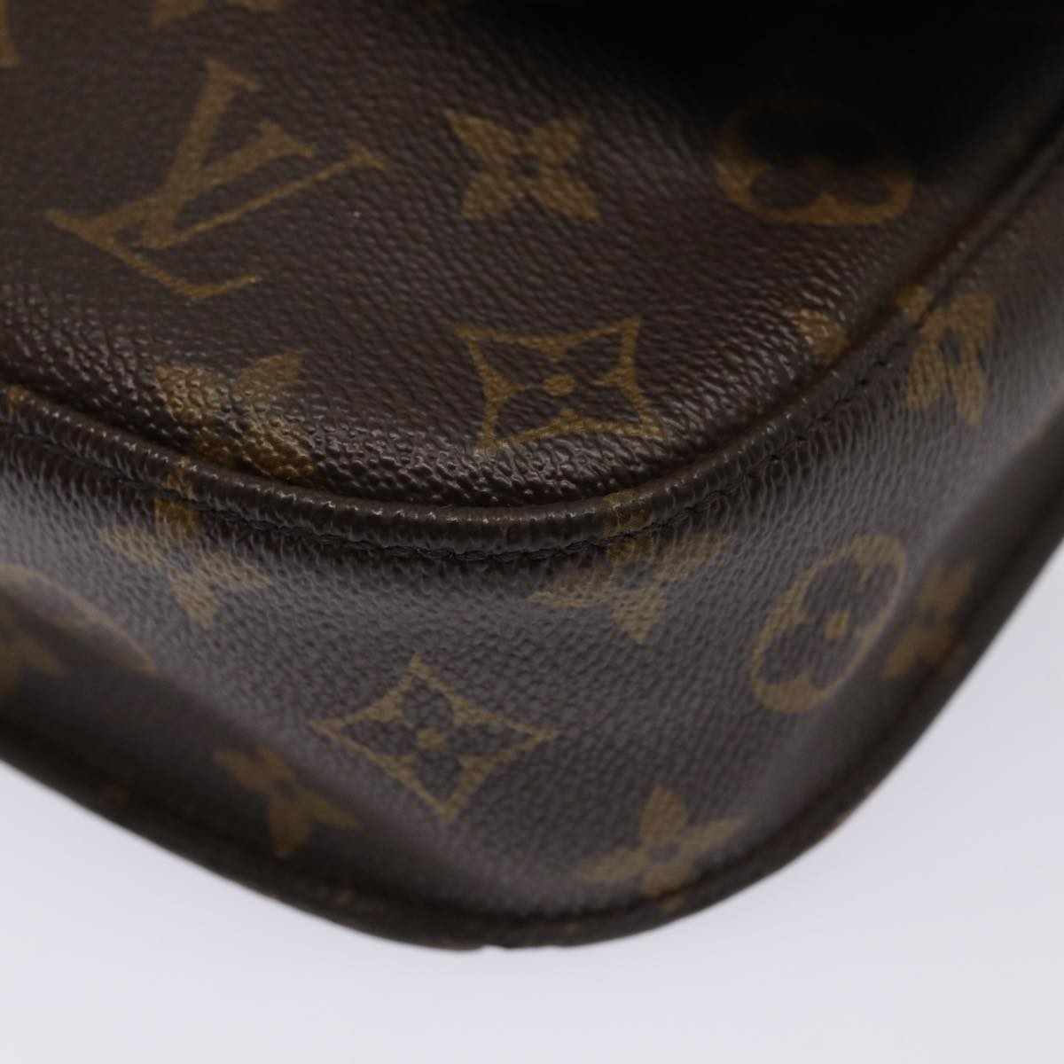 LOUIS VUITTON Monogram Saint Cloud MM Shoulder Bag M51243 LV Auth 80649