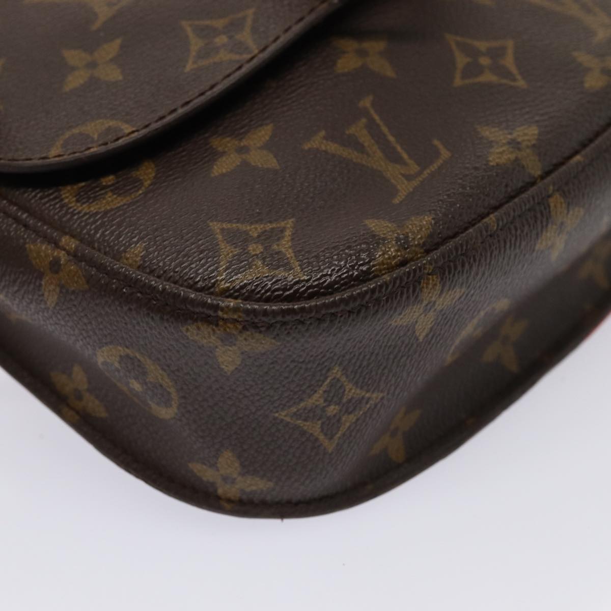 LOUIS VUITTON Monogram Saint Cloud MM Shoulder Bag M51243 LV Auth 80649