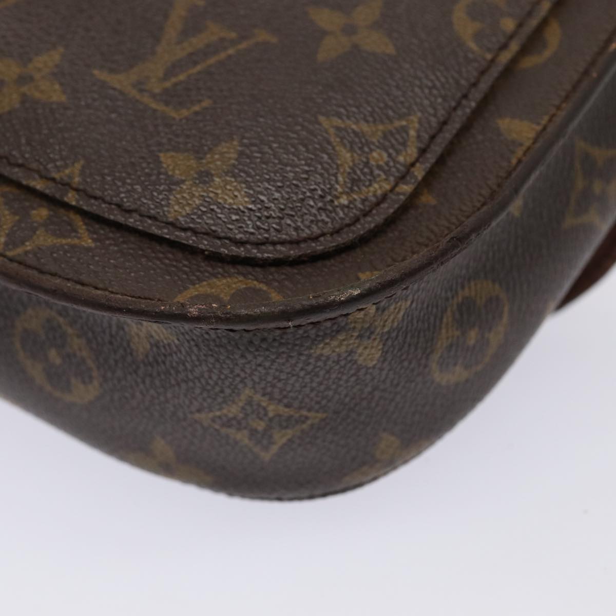 LOUIS VUITTON Monogram Saint Cloud MM Shoulder Bag M51243 LV Auth 80649