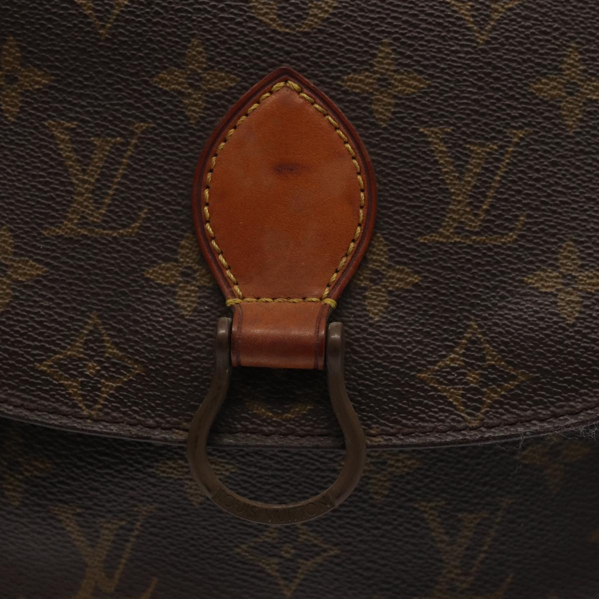 LOUIS VUITTON Monogram Saint Cloud MM Shoulder Bag M51243 LV Auth 80649