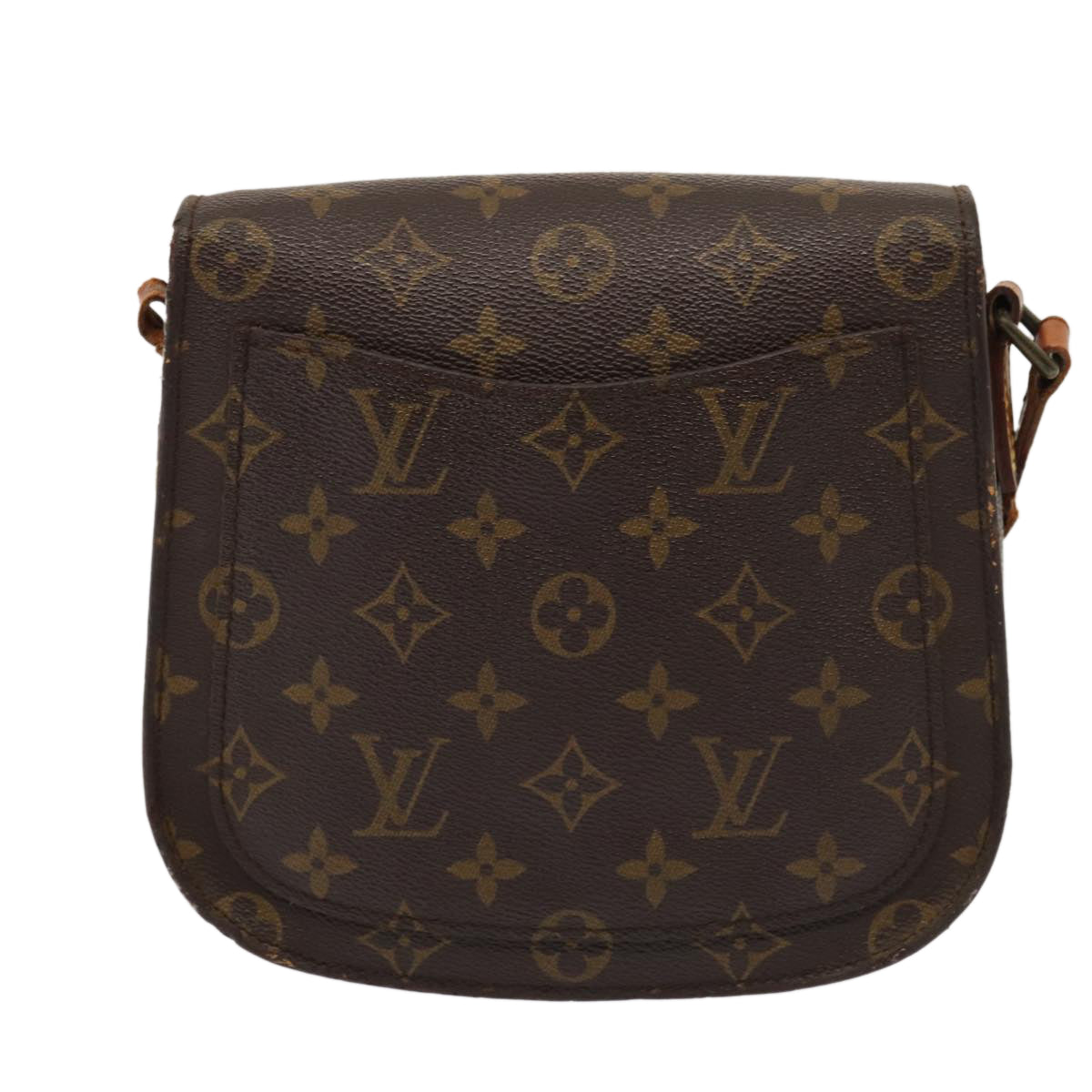 LOUIS VUITTON Monogram Saint Cloud MM Shoulder Bag M51243 LV Auth 80649