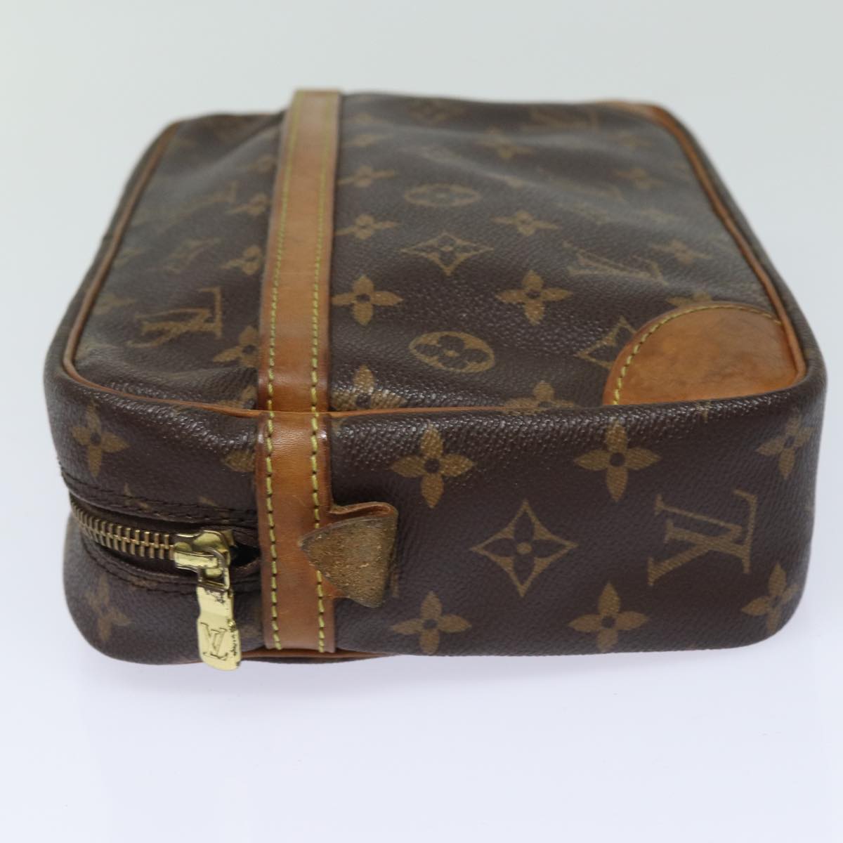 LOUIS VUITTON Monogram Compiegne 28 Clutch Bag M51845 LV Auth 80650