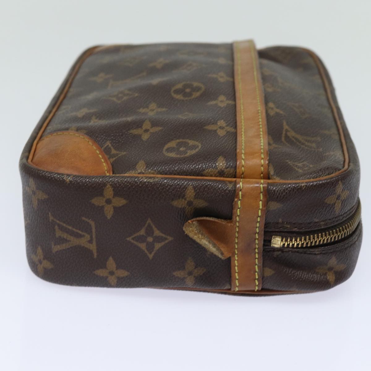 LOUIS VUITTON Monogram Compiegne 28 Clutch Bag M51845 LV Auth 80650