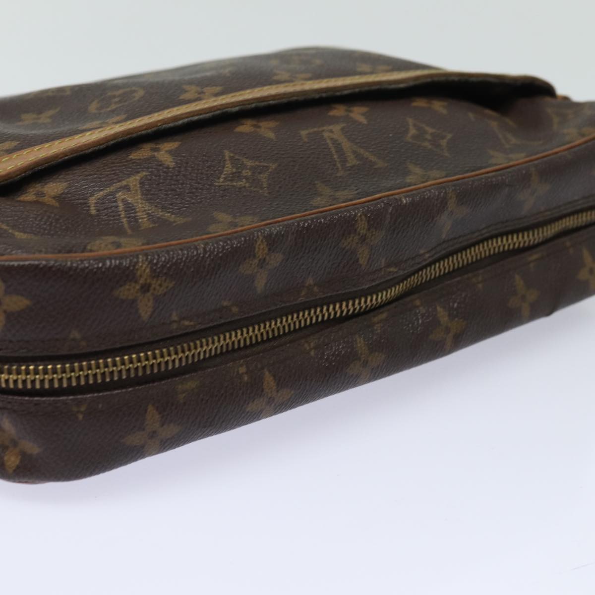 LOUIS VUITTON Monogram Compiegne 28 Clutch Bag M51845 LV Auth 80650