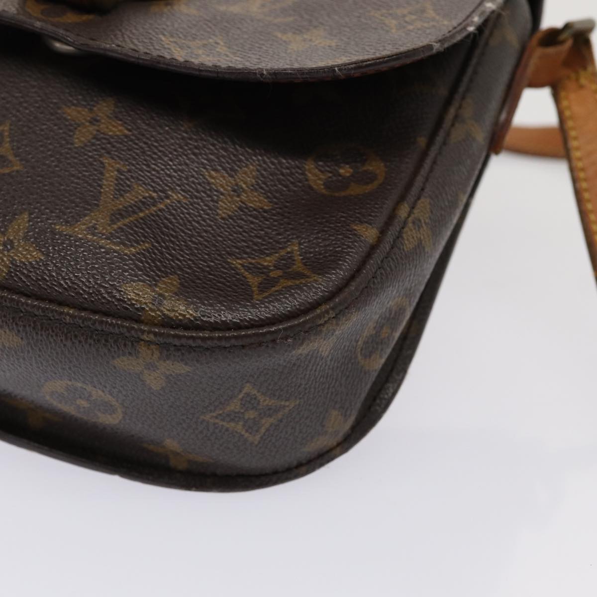 LOUIS VUITTON Monogram Saint Cloud MM Shoulder Bag M51243 LV Auth 80653