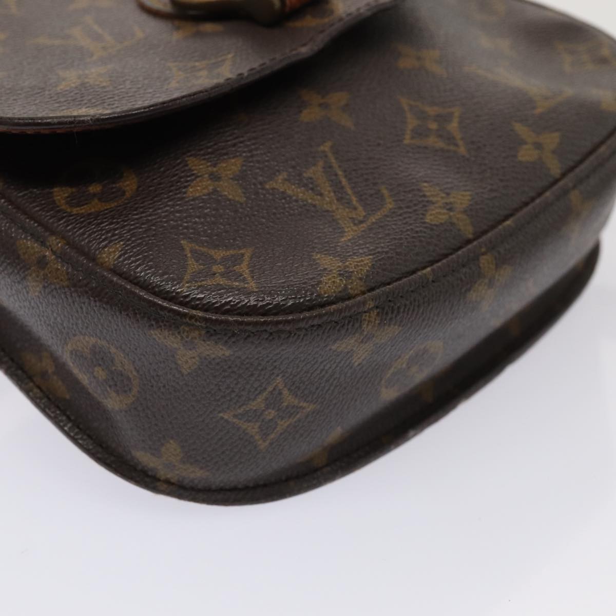 LOUIS VUITTON Monogram Saint Cloud MM Shoulder Bag M51243 LV Auth 80653