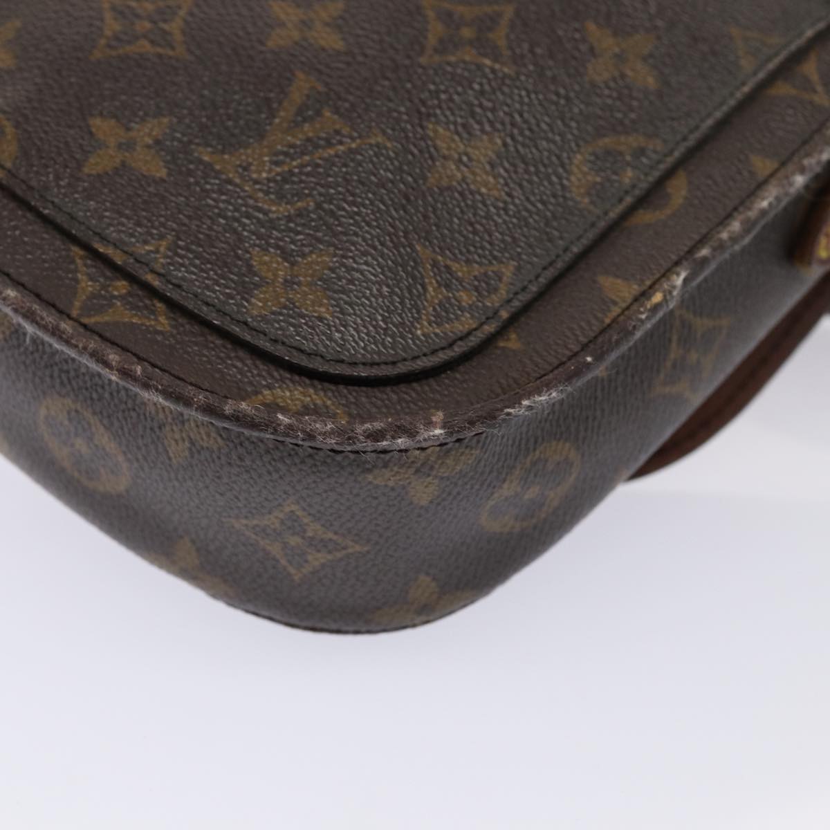 LOUIS VUITTON Monogram Saint Cloud MM Shoulder Bag M51243 LV Auth 80653