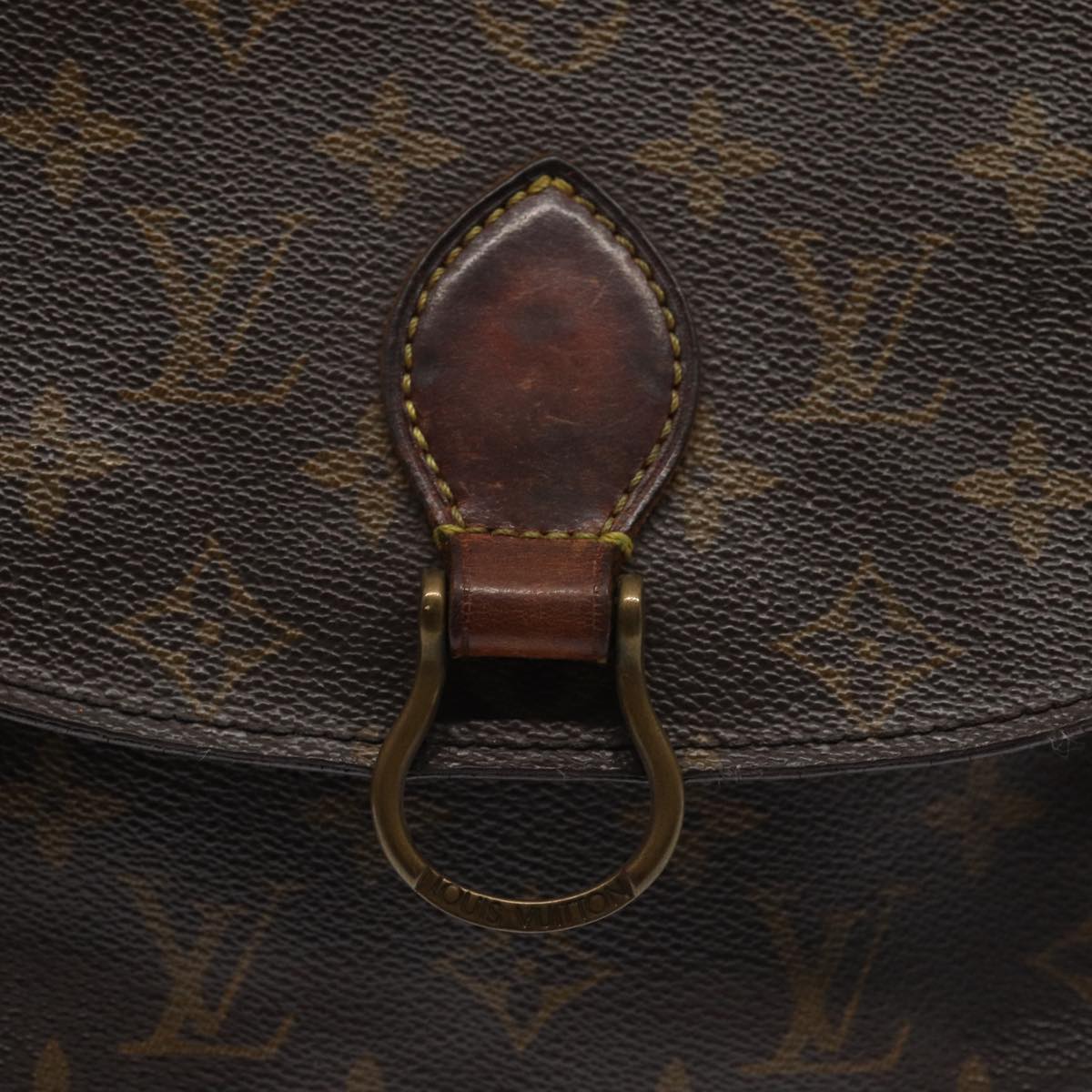 LOUIS VUITTON Monogram Saint Cloud MM Shoulder Bag M51243 LV Auth 80653