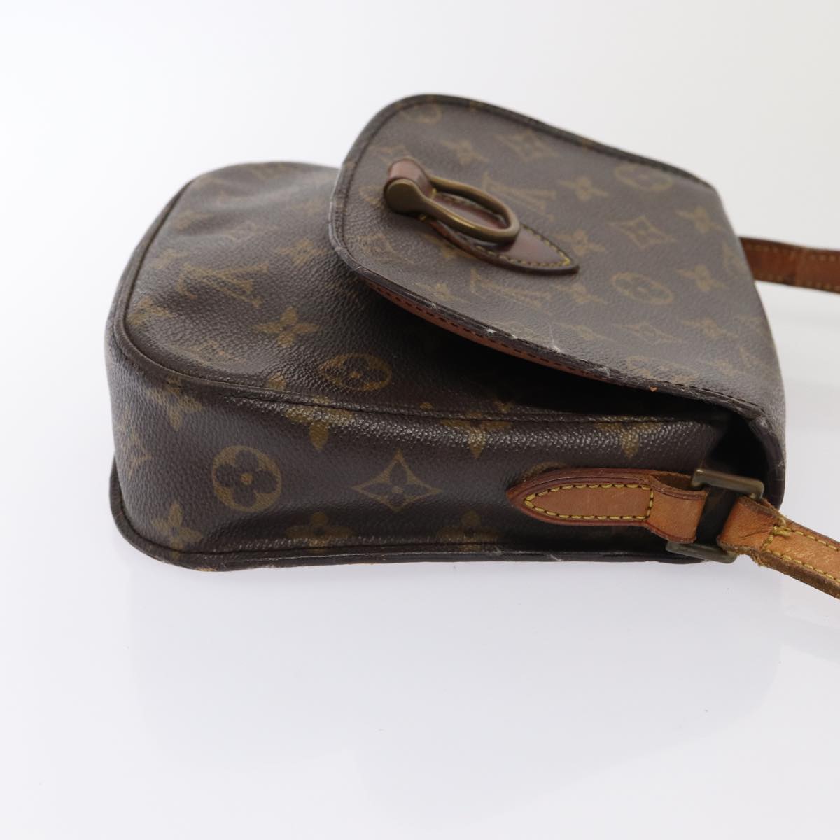 LOUIS VUITTON Monogram Saint Cloud MM Shoulder Bag M51243 LV Auth 80653