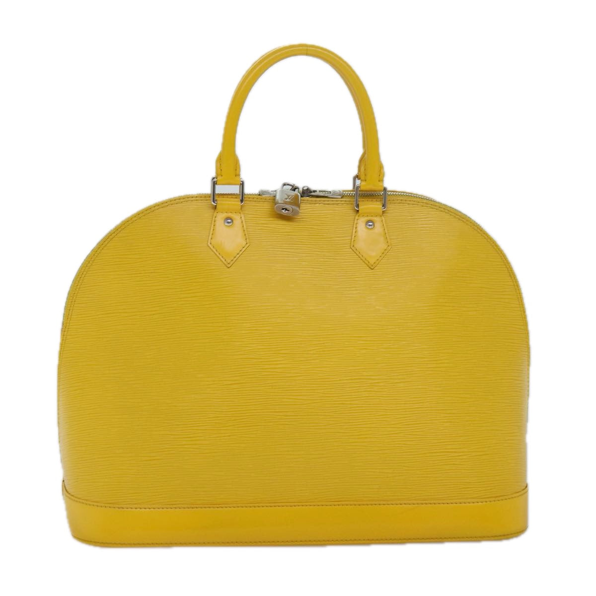 LOUIS VUITTON Epi Alma GM Hand Bag Yellow Citron M40629 LV Auth 80655 - 0